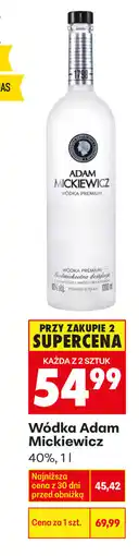 Biedronka Wódka Adam Mickiewicz oferta