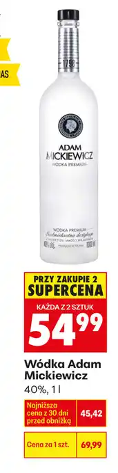 Biedronka Wódka Adam Mickiewicz oferta