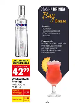 Biedronka Wódka Stock Prestige (700 ml) oferta