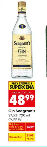 Biedronka Gin Seagram’s 37,5% oferta