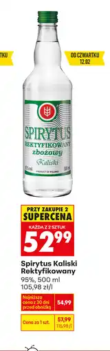 Biedronka Spirytus Kaliski Rektyfikowany 95% oferta