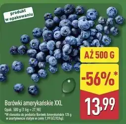 ALDI Borówki amerykańskie XXL (opak. 500g) oferta
