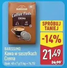 ALDI BARISSIMO Coffee Pads Crema (40 x 7g) oferta