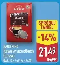 ALDI BARISSIMO Coffee Pads Classic (40 x 7g) oferta