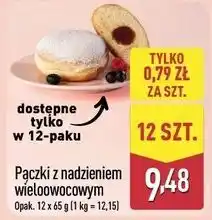 ALDI Pączki z nadzieniem wieloowocowym (12 szt.) oferta