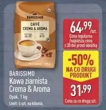ALDI BARISSIMO Kawa ziarnista Crema & Aroma (drugi produkt) oferta