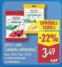 ALDI SWEET LAND Cukierki z witaminą C (cytrynowy lub wiśniowy) oferta