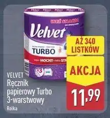 ALDI VELVET Ręcznik papierowy Turbo 3-warstwowy oferta