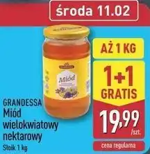 ALDI GRANDESSA Miód wielokwiatowy nektarowy oferta