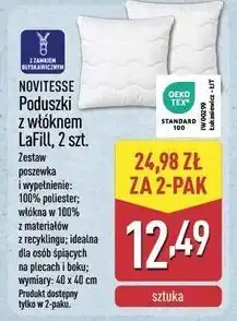 ALDI NOVITESSE Poduszki z włóknem LaFill, 2 szt oferta