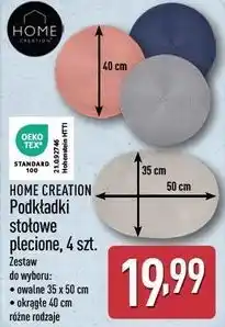 ALDI HOME CREATION Podkładki stołowe plecione, 4 szt oferta