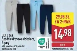 ALDI Spodnie dresowe dziecięce, 2 pary oferta