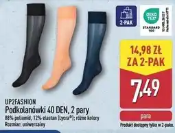 ALDI UP2FASHION Podkolanówki 40 DEN, 2 pary oferta