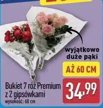 ALDI Bukiet 7 róż Premium z gipsówkami oferta