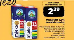 Netto Mleko uht 3,2% łowickie łowicz oferta