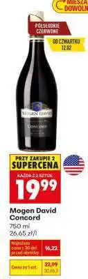 Biedronka Mogen David Concord oferta