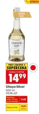 Biedronka CHOYA SILVER oferta