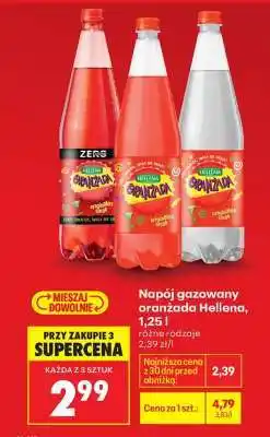 Biedronka Napój gazowany oranżada Hellena, 1,25 l oferta