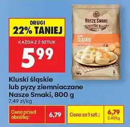 Biedronka Kluski śląskie lub pyzy ziemniaczane Nasze Smaki, 800 g oferta