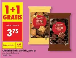 Biedronka Ciastka listki Bonitki, 260 g oferta