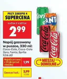 Biedronka Napój gazowany w puszce, 330 ml oferta