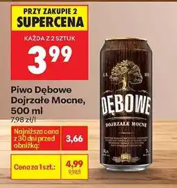 Biedronka Piwo Dębowe Dojrzałe Mocne, 500 ml oferta