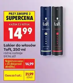Biedronka Lakier do włosów Taft, 250 ml oferta