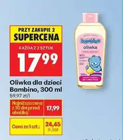 Biedronka Oliwka dla dzieci Bambino, 300 ml oferta