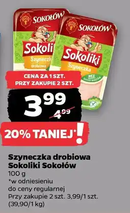 Netto Szyneczka drobiowa Sokoliki Sokołów oferta