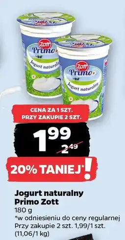 Netto Jogurt naturalny Primo Zott oferta