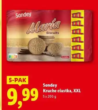 Lidl Sondey Kruche ciastka, XXL oferta