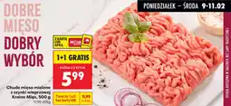 Biedronka Chude mięso mielone z szynki wieprzowej Kraina Mięs oferta