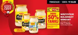 Biedronka Majonezy winiary oferta