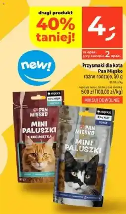 Dealz Przysmaki dla kota Pan Mięsko oferta