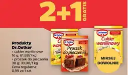 Netto Produkty Dr. Oetker (proszek do pieczenia, cukier wanilinowy) oferta