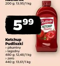 Netto Ketchup Pudliszki (pikantny, łagodny, zero) oferta