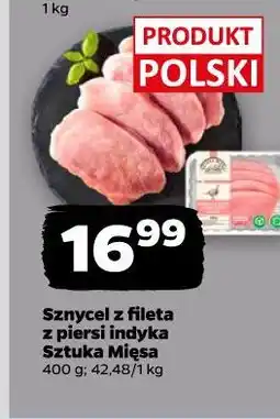 Netto Schnitzel z fileta z piersi indyka Sztuka Mięsa oferta