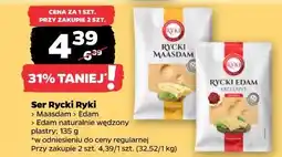 Netto Ser Rycki Ryki Maasdam/Edam (plasterki 135g) oferta