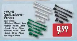 ALDI WORKZONE Opaski zaciskowe – 180 sztuk oferta