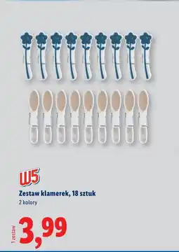 Lidl Zestaw klamerek, 18 sztuk oferta