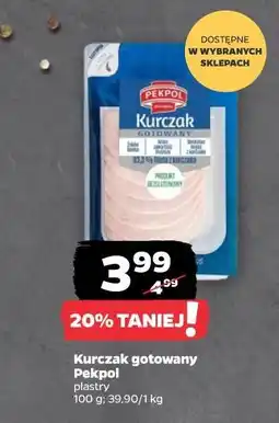 Netto Kurczak gotowany Pekpol plastry oferta