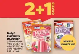 Netto Budyń klasyczny Dr. Oetker (różne rodzaje, 40 g, 37,5 g, 45 g, 35 g) oferta