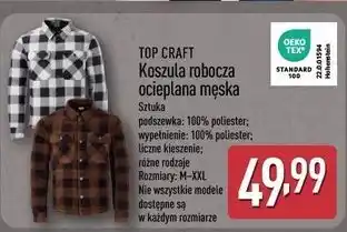 Koszula robocza ocieplana męska