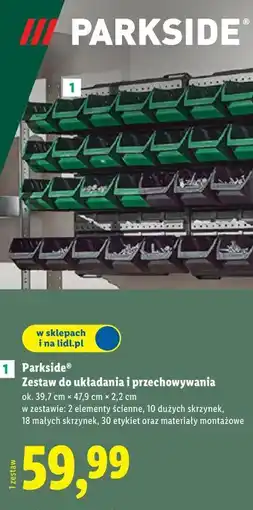 Lidl Parkside Zestaw do układania i przechowywania oferta