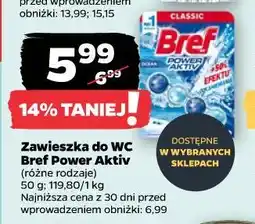 Netto Zawieszka do WC Bref Power Aktiv (50g) oferta