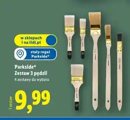 Lidl Parkside Zestaw 3 pędzli oferta
