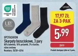 ALDI UP2FASHION Skarpety bezuciskowe, 3 pary oferta