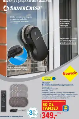 Lidl Silvercrest Robot do mycia okien z funkcją spryskiwania oferta