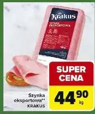 Carrefour Express Szynka konserwowa eksportowa Krakus Animex oferta