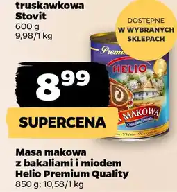 Netto Masa makowa z bakaliami i miodem Helio Premium Quality oferta